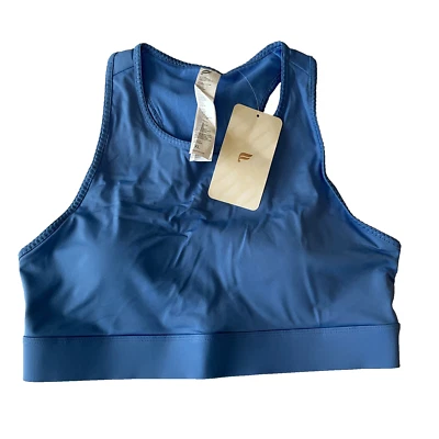 Fabletics Trinity Sports Bra Womens Size XL 12-14 Blue High Impact Stretch - Image 1 of 4