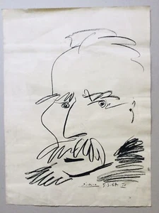 Pablo Picasso 1964 Rare Lithograph Marcel Cachin Cubism Art Socialism - Picture 1 of 3