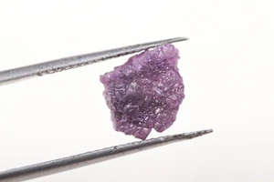 Diamante grezzo viola naturale 2,18 ct, diamante grezzo sfuso non tagliato 8,22 mm CP41 - Foto 1 di 10