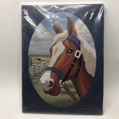 Винтажная @1986 Creative Classics PicturePoint пряжа для рукоделия чемпион лошадь открытая/неиспользованная  - Изображение 1 из 4