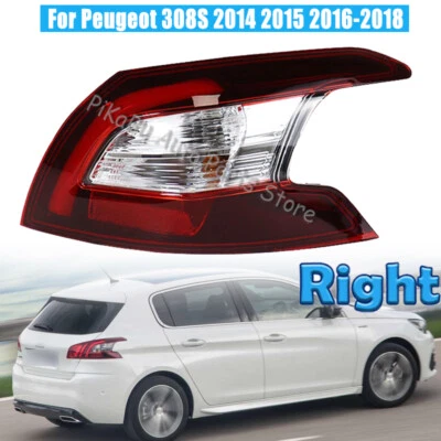 Luz trasera exterior derecha luz freno trasero peugeot 308s 2014 2015 2016-2018 Foto 1 de 4