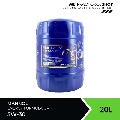 Mannol Energy Formula OP 5W-30 VW BMW MB 229.52/229.51/229.31 Dexos2 20 Liter - Bild 1 von 4