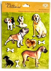 Dog Yellow Lab Terrier Stickers K & Company Scrapbooking Cards Journal - Picture 1 of 1