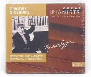 Grigory Ginsburg ~ NEW 2-CD Set (Philips Great Pianists of the 20th Century #37)