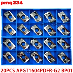 20PCS APGT1604PDFR-G2 BP01 Carbide Inserts Aluminum Milling Inserts CNC Tools - Picture 1 of 6