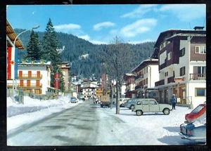Cartolina Madonna di Campiglio Dolomiti di Brenta AUTO  (CR879) - Picture 1 of 2