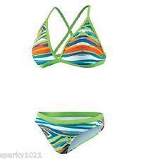 Nike Rio Geo Convertible Halter Two Piece Girls Size 24/GRL8 New