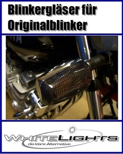Clignotant Noir Verres Yamaha XJ 900 S Diversion XJ900 Fumé Verre de Signal - Picture 1 of 1