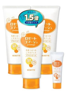 rosette Gommage Bright Peel 180g x 3 Peeling Gel Vitamin C Derivative Contains E - Picture 1 of 9
