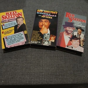 Red Skelton VHS Bundle: Bloopers, Faces Of Comedy, & King Of Laughter  - Imagen 1 de 5