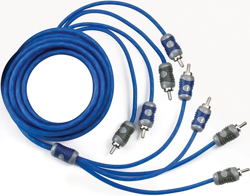 Kicker 46KI44 Car Audio 13 Foot Amp Amplifier 4 Channel Stereo RCA Cable KI44 - Image 1 of 1