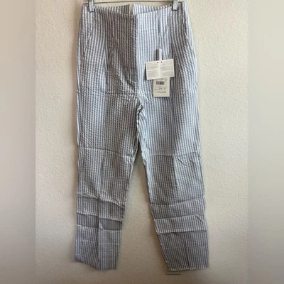 Pantalón Maxmara Azul Blanco Rayas Talla 12 Foto 1 de 4