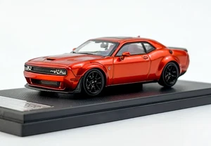 AL SH 1:64 Collect Orange SRT Hellcat Muscle Sports Model Diecast Collect Car - Picture 1 of 8