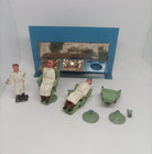 Vintage Crescent Toys Barber Shop Set Not Compete