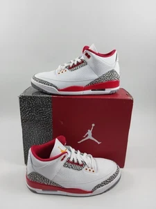 Air Jordan 3 ‘Cardinal Red’ Men’s Size 10.5  - Picture 1 of 9