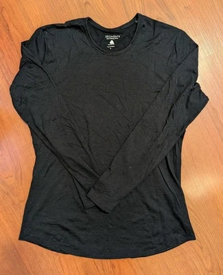 Segments Merino Wool Women's Long Sleeve Black Size Large - Image 1 of 4