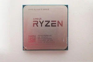 AMD Ryzen 5 1600X Socket AM4 CPU 3.6-4 GHz, 6 Core 12 Thread, 95W Processor - Picture 1 of 1