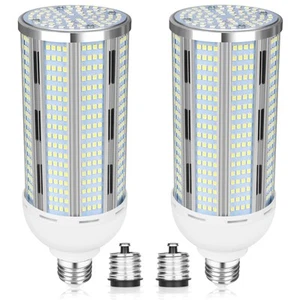 100W LED Corn Bulb 2 Pack, 12000 Lumens Super Bright Light, 5000K Daylight Wh... - Picture 1 of 7