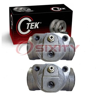 Cilindros de rueda de freno de tambor trasero centrados de 2 piezas para Chevrolet G30 kw 1975-1996 Foto 1 de 4