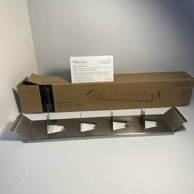 The Pampered Chef BBQ Vegetable Rack Grill #2712   Steel Potato Vegetable Apples - Image 1 of 4