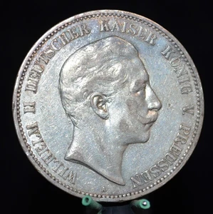- M.F.B - Dt. Imperio - 5 marcos 1904 A.- Prusia Kaiser Wilhelm II - 9. - Imagen 1 de 4