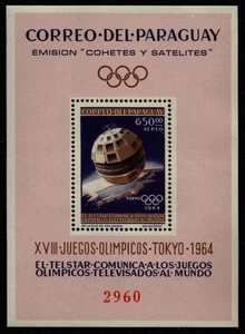 Paraguay 1964 - Mi-Nr. Bloque 54 ** - MNH - Espacio - Olimpia - Imagen 1 de 1