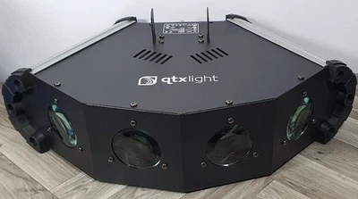 Pair of QTX Light Helios Flower 4 Disco Lights 151.566UK Retro See Description  - Image 1 of 4