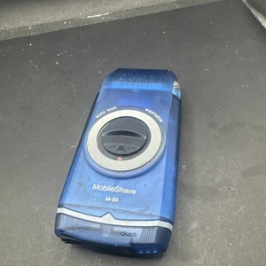 Maquinilla de afeitar eléctrica Braun para hombre, afeitadora eléctrica móvil M-60b, lavable, azul - Imagen 1 de 4