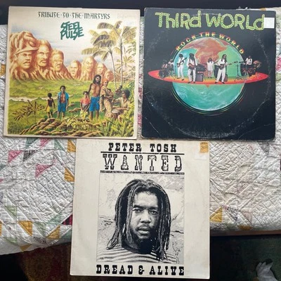 LP STEEL PULSE TRIBUTE MARTYRS THIRD WORLD ROCK THE WORLD PETER TOSH WANTED - Image 1 of 4