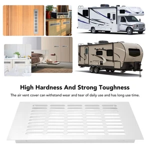 ༝Air Vent Cover RV Electric Box Heat Dissipation Camping Car Cabinet Air Outlet - Picture 1 of 23
