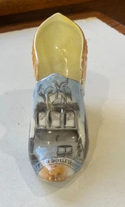 Porzellan Schuh Slipper Andenken an Straßburg Frankreich ca. Top Zustand 1910er Jahre - Bild 1 von 10
