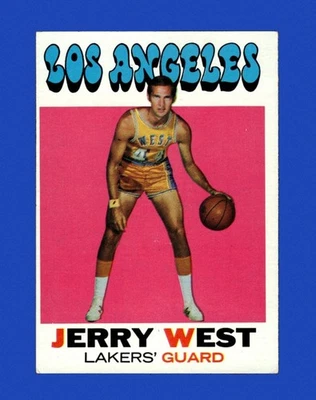 1971-72 Topps Set-Break #50 Jerry West en muy buen estado-en muy buen estado *GMCARDS* Foto 1 de 2