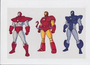 Iron Man 3 Armors 90’s Cartoon Animation Sericel Marvel Action Hour Disney+ - Picture 1 of 2