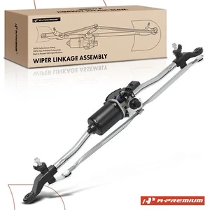 Windshield Wiper Linkage & Motor Assembly Front for Jeep Wrangler JK 2007-2018 - Picture 1 of 9