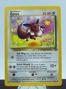 Juego de cartas coleccionables Eevee Jungle Pokémon - Imagen 1 de 2