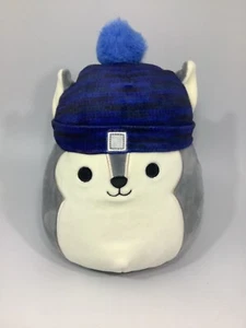 Tilman The Husky Dog With Hat 10” Squishmallow Plush - Picture 1 of 5