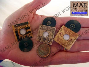 3 Vintage record Miniature artisan.1:12 Scale.Brunswick Sinatra, Parlophone - Bild 1 von 4