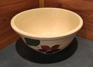 ANTIQUE F.J. KROB & CO ELY-SOLIN-ROWLEY-WALKER 9.5" WATT WARE STAR FLOWER BOWL - Picture 1 of 11