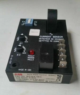 ABB ECS41BC Solid State Control SSAC Current Sensor Made in USA - Image 1 of 3