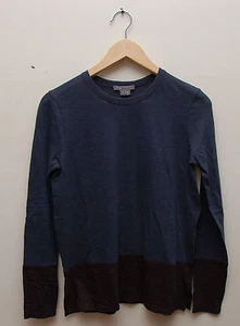 Top da donna W442 VINCE FASCIATO CREWNECK COLORBLOCK NUOVO CON ETICHETTE TAGLIA S $95 - Foto 1 di 6