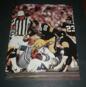 STEELERS JACK LAMBERT AUTOGRAPHED 8x10 PHOTO w/COA - Picture 1 of 1