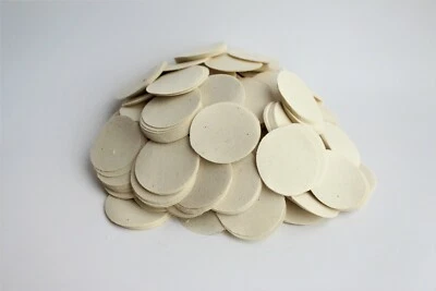 50-59 CAL 1 5/16" ROUND .005" THICK OILED SHOOTING PATCHES/ QTY. 1000/ EMSS5052T - Image 1 of 4