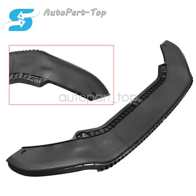 Fits Volkswagen Passat 16-19 Lower Spoiler Plastic Textured Front Black Painted - Image 1 of 4