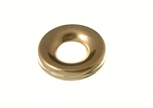 1,000 X Screw Cup Surface Finishing Washers No. 10 Brass Plated Steel | Onestopd - Picture 1 of 1