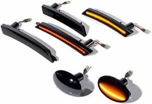 For MINI Cooper R58 R55 R56 Front Rear LED Side Fender Marker Lights Smoked Lamp - Picture 1 of 8