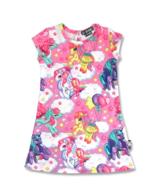 Six Bunnies Alternative Girls Dress Pegasus My Little Pony Retro Vintage Style - Image 1 of 2