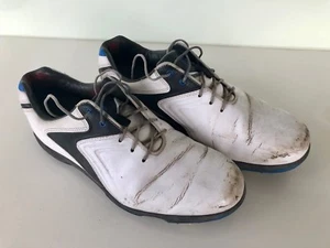 Foot Joy Men's Golf Shoes White/Black Size 9WIDE - Picture 1 of 2