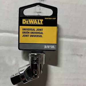 NEU Dewalt DWMT86211OSP 3/8 Antrieb STECKER & BUCHSE BUCHSE UNIVERSAL GELENK CHROM - Bild 1 von 1