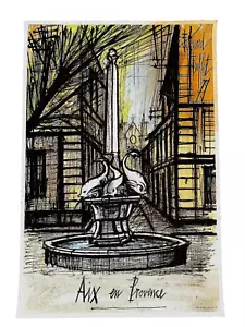 Bernard Buffet Festival d'Aix en Provence 1979 stampa - Foto 1 di 9
