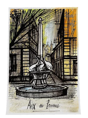 Bernard Buffet Festival d'Aix en Provence 1979 Druck - Bild 1 von 4